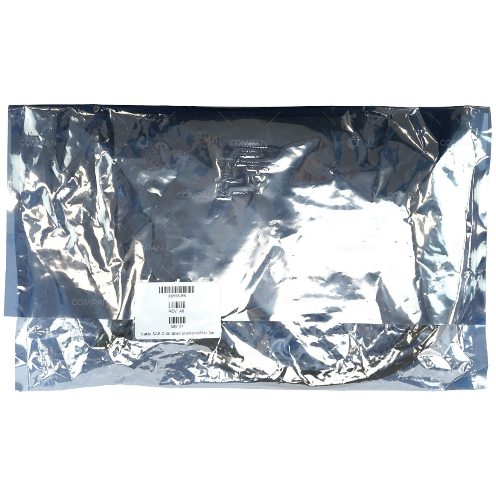 X6558-R6 NEW NETAPP QSFP TO QSFP EXTERNAL SAS CONTROLLER-SHELF SHELF-SHELF HA CABLE 2M NEW 112-00177 NEW